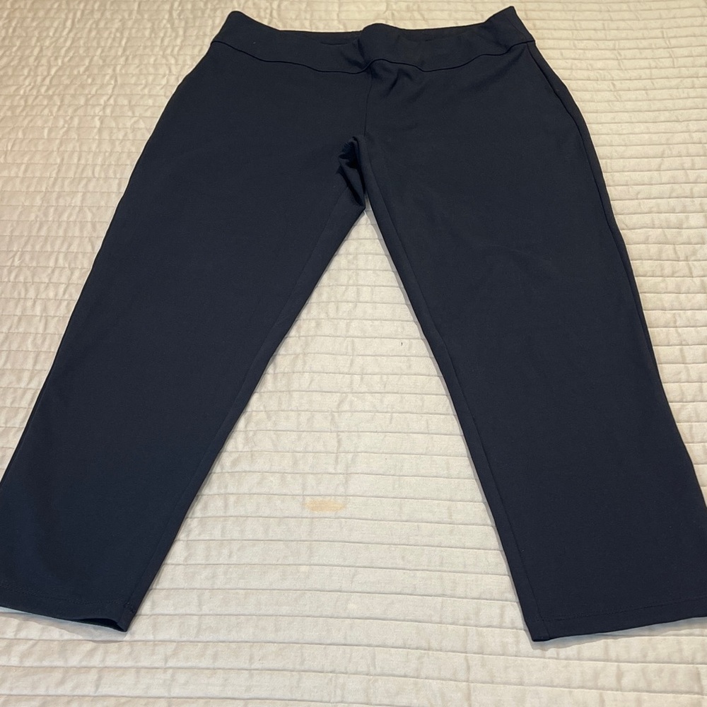 SUSAN GRAVER WOMENS SIZE SP Black PANTS PULL ON
